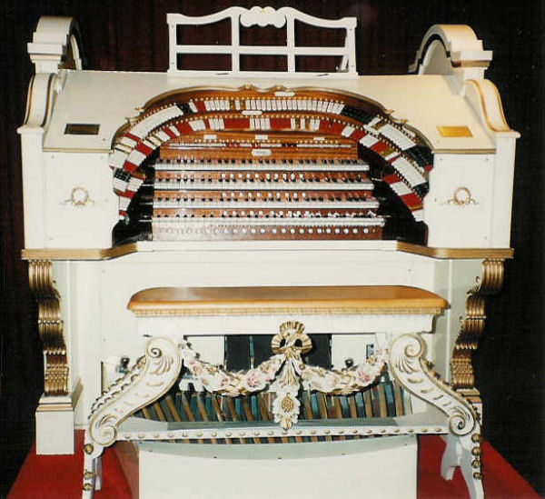 DIY console from reclaimed parts